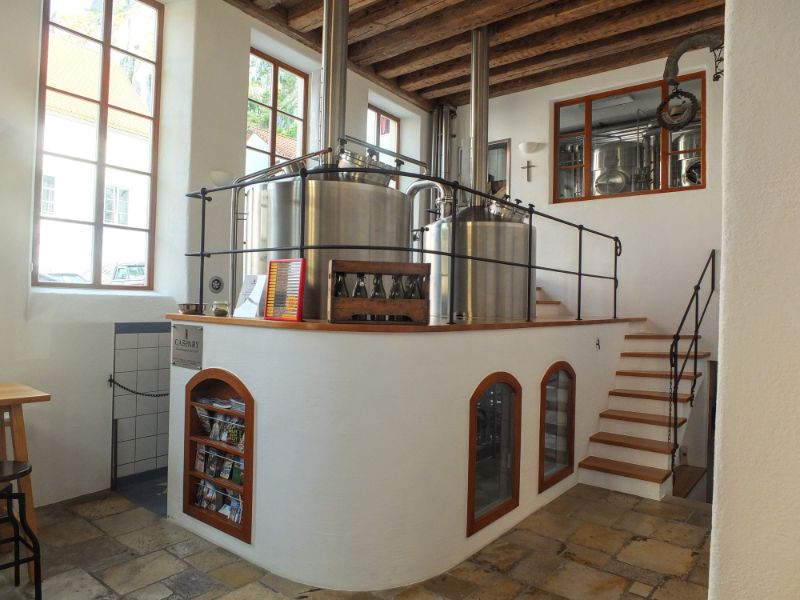 Schneider Brauerei brew house
