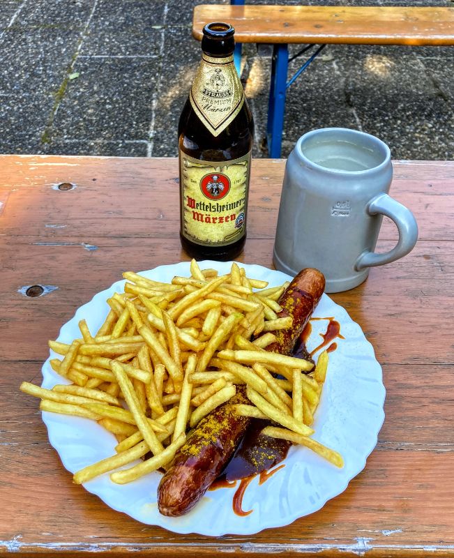 currywurst for lunch