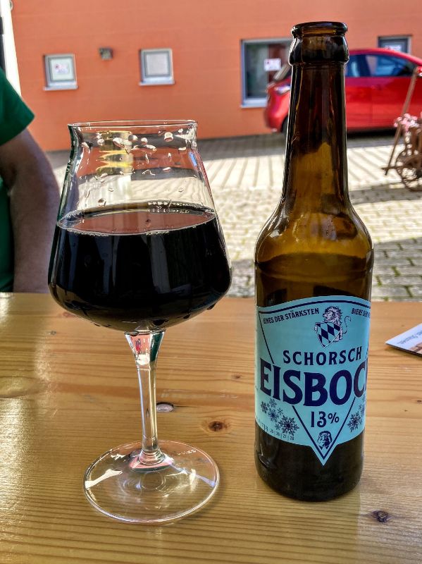 Schorsch Eisbock 13% abv at Feine Biere
