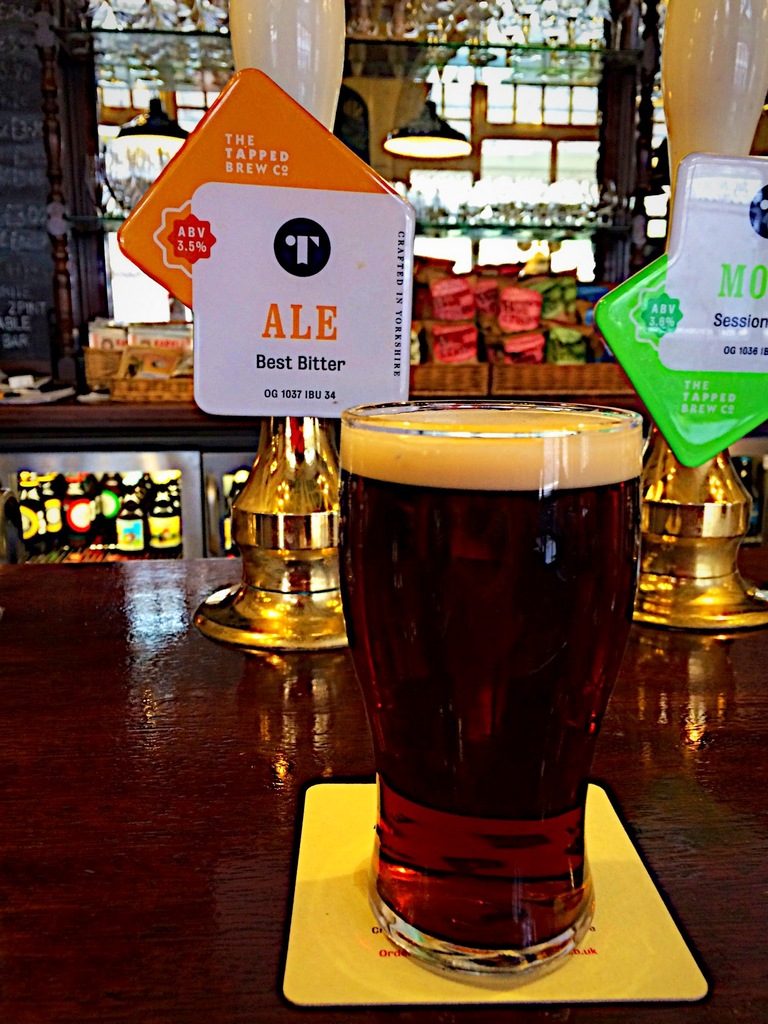 A House Brew at the Sheffield Tap - Tapped Brew Co. Best Bitter