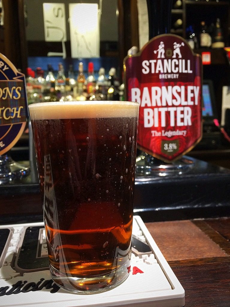 Stancill Barnsley Bitter at Shakespeares Pub