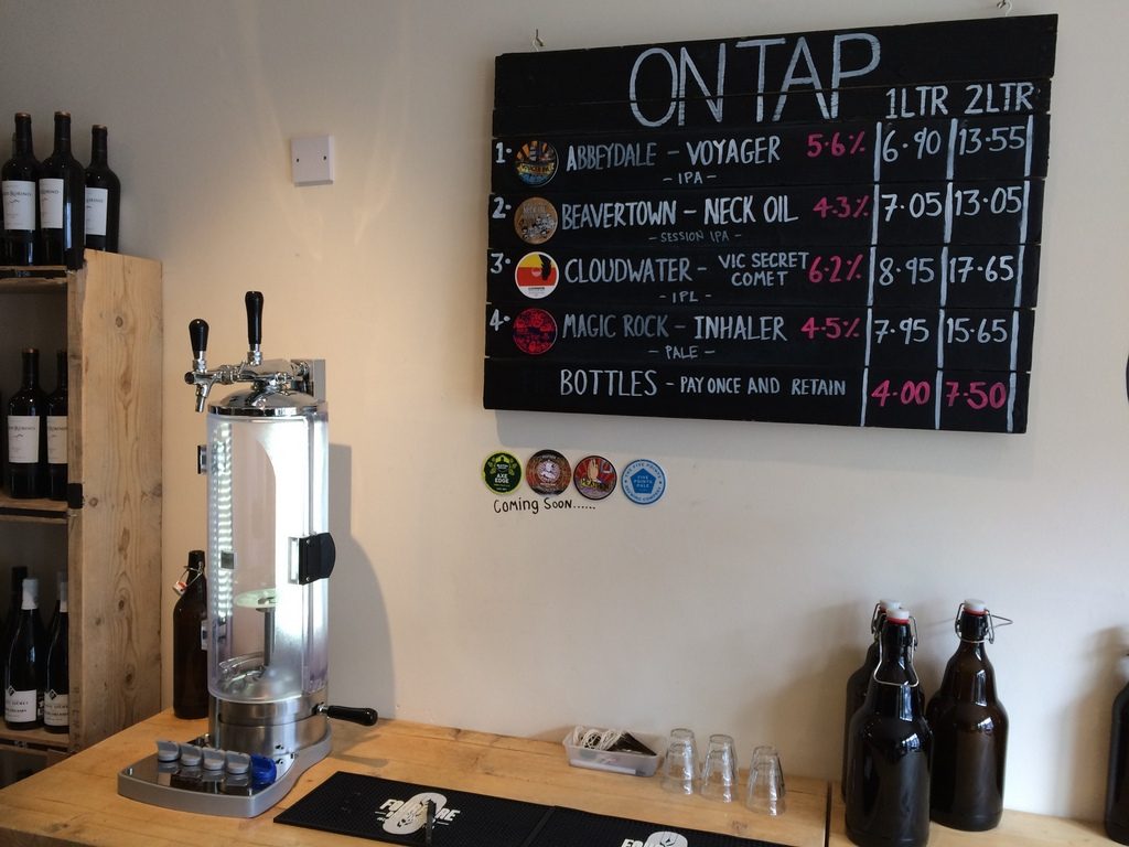 Turner's Growler fill station