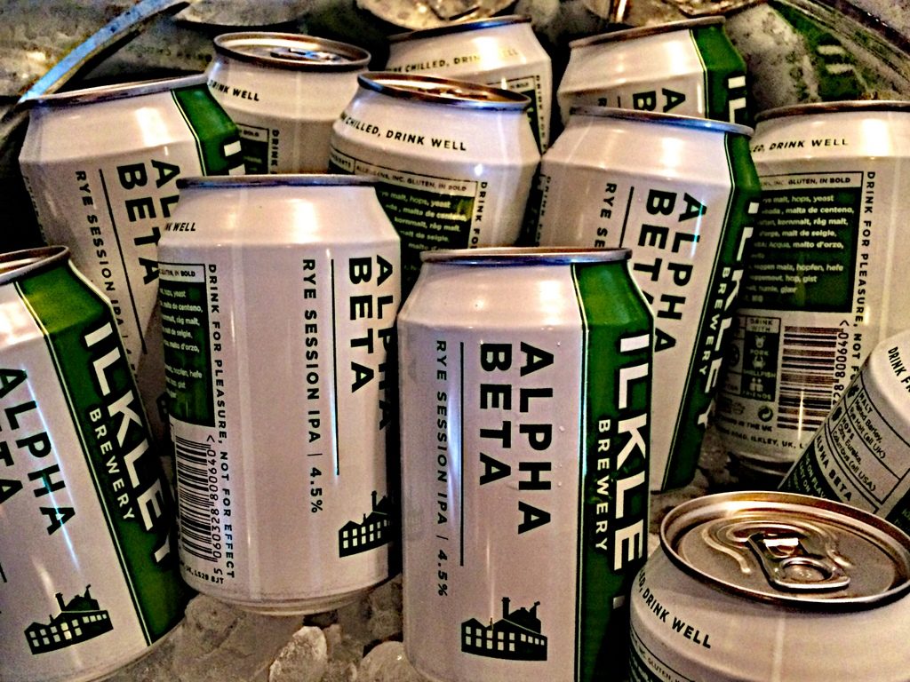 Live beer blogging - Ilkley Alpha Beta