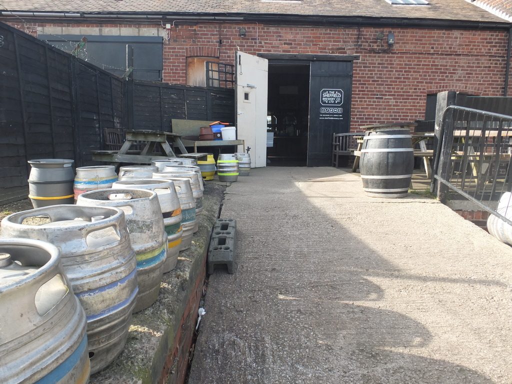 Sheffield Brewery yard