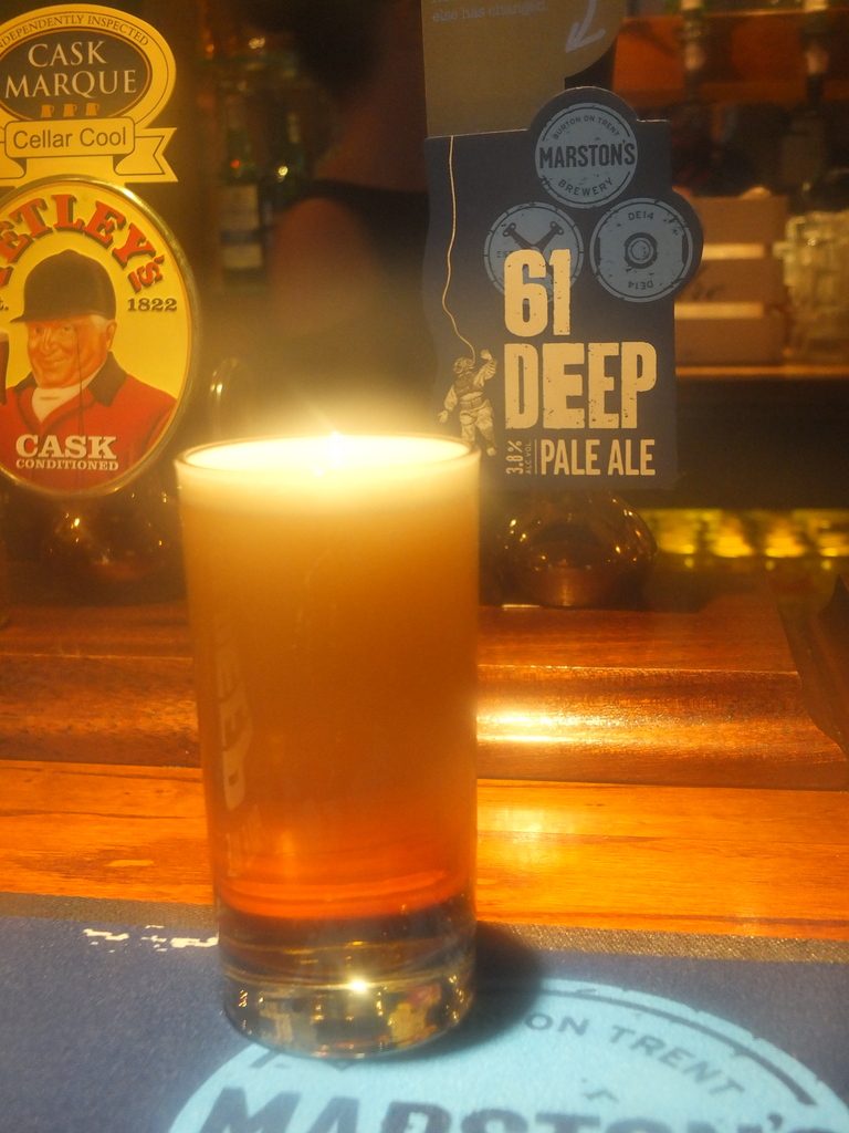 Marston's 61 Deep Pale Ale at the Duke MoorWalk - DSCF2688.jpg