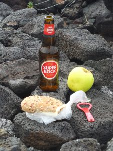 Lunch along the hike
