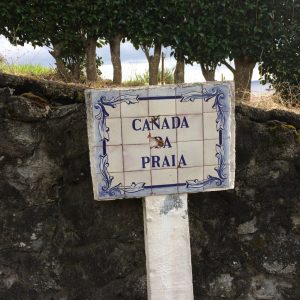 sign marking Canada da Praia